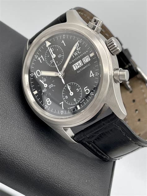 iwc pilots chrono|iwc pilots flieger chronograph automatic.